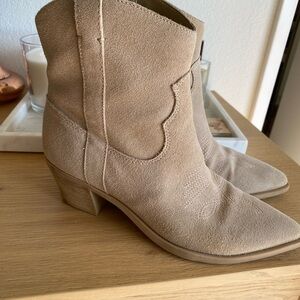 Dolce Vita Suede Short Cowboy Boot